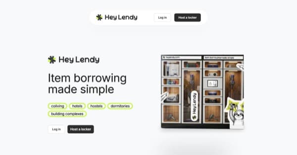TechStudio sukurta Hey Lendy svetainė